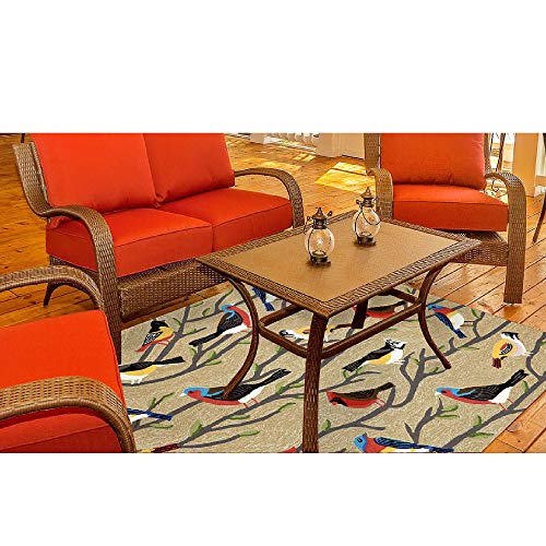 Liora Manne Frontporch Indoor/Outdoor Rug, 2 Ft X 5 Ft, Birds Multi #TOP6