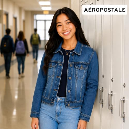 AEROPOSTALE girls denim jacket - 2