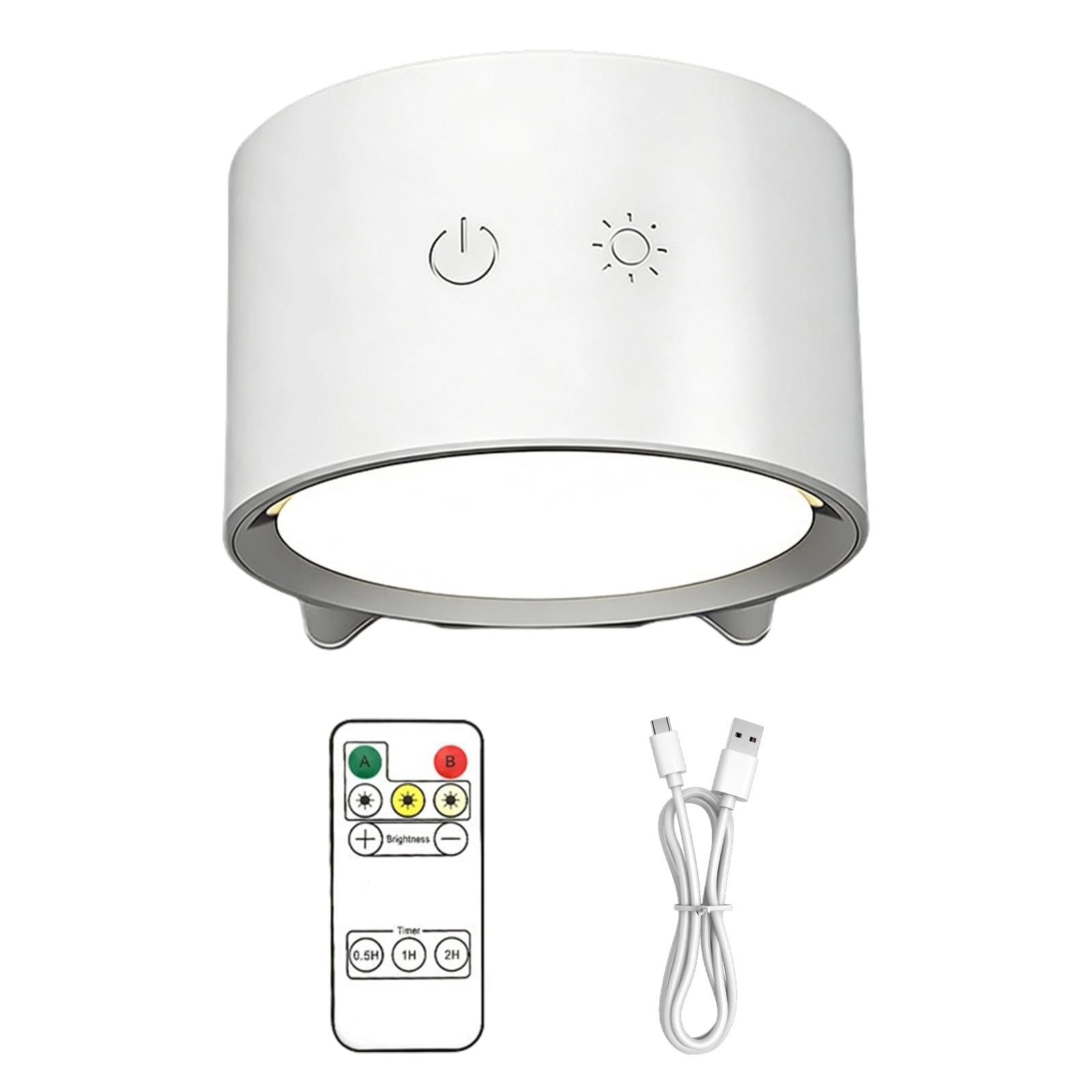 Nucelit Of 1 Mobile Wall Light with Tool Complimentary Installation Ir Device Rechargeable Battery Soft Organ of Sight Protective Lighting for Home and Outdoor Use Denial Drill Light