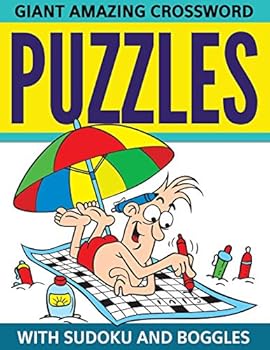 Paperback Giant Amazing Crossword Puzzles With Sudoku And Boggles Book