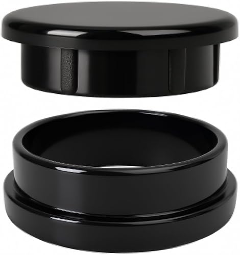 Tapas redondas de plástico para patas de muebles de patio, de hierro forjado de 1-1/4 pulgadas, protectores de suelo para sillas, paquete de 16,