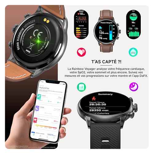 Montre Connectée Echo Rainbow Voyager Cuir - vue 7