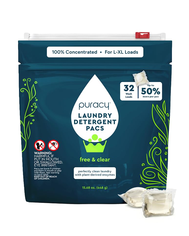 Puracy Laundry Detergent Pods with...