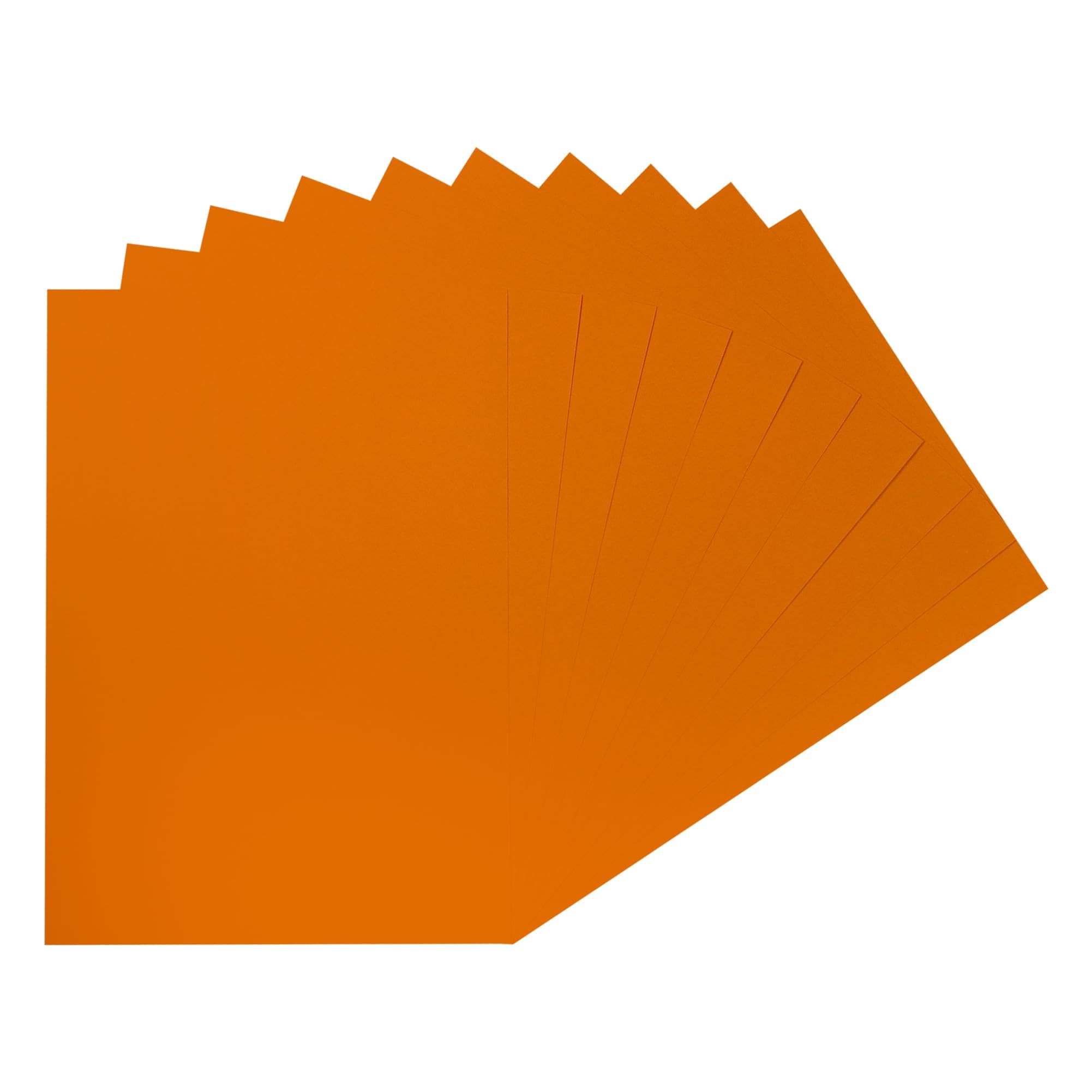 Janrax Orange Pack Of 100 A4 Coloured Paper 75Gsm Sheets