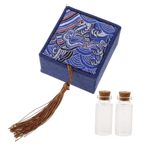 OUNONA 1Sets Keepsake Preservation Box Bottle DIY Fetal Hair Milk Teeth Keepsake for Newborn Memory Luxurious Presentation Box for Shower