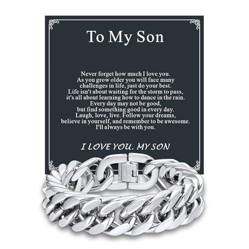 Supcare West Ham Mens Silver Bracelet 17mm Width 8.3 Inches