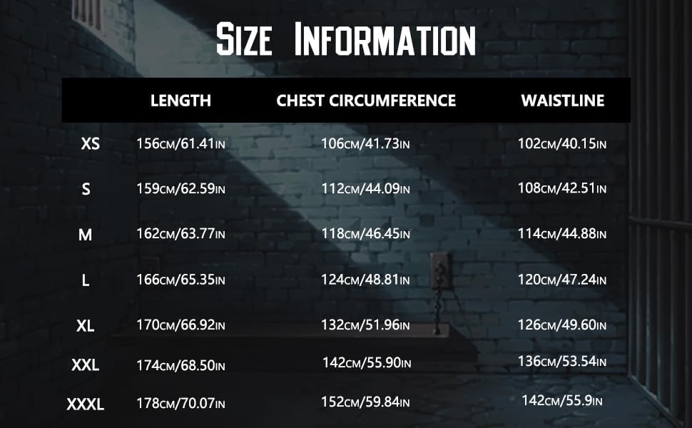 HOMELEX Prisoner Jumpsuit Adult Orange Prison Men Women Costume Halloween Inmate Outfit Jail Uniform 6pcs - Image 6