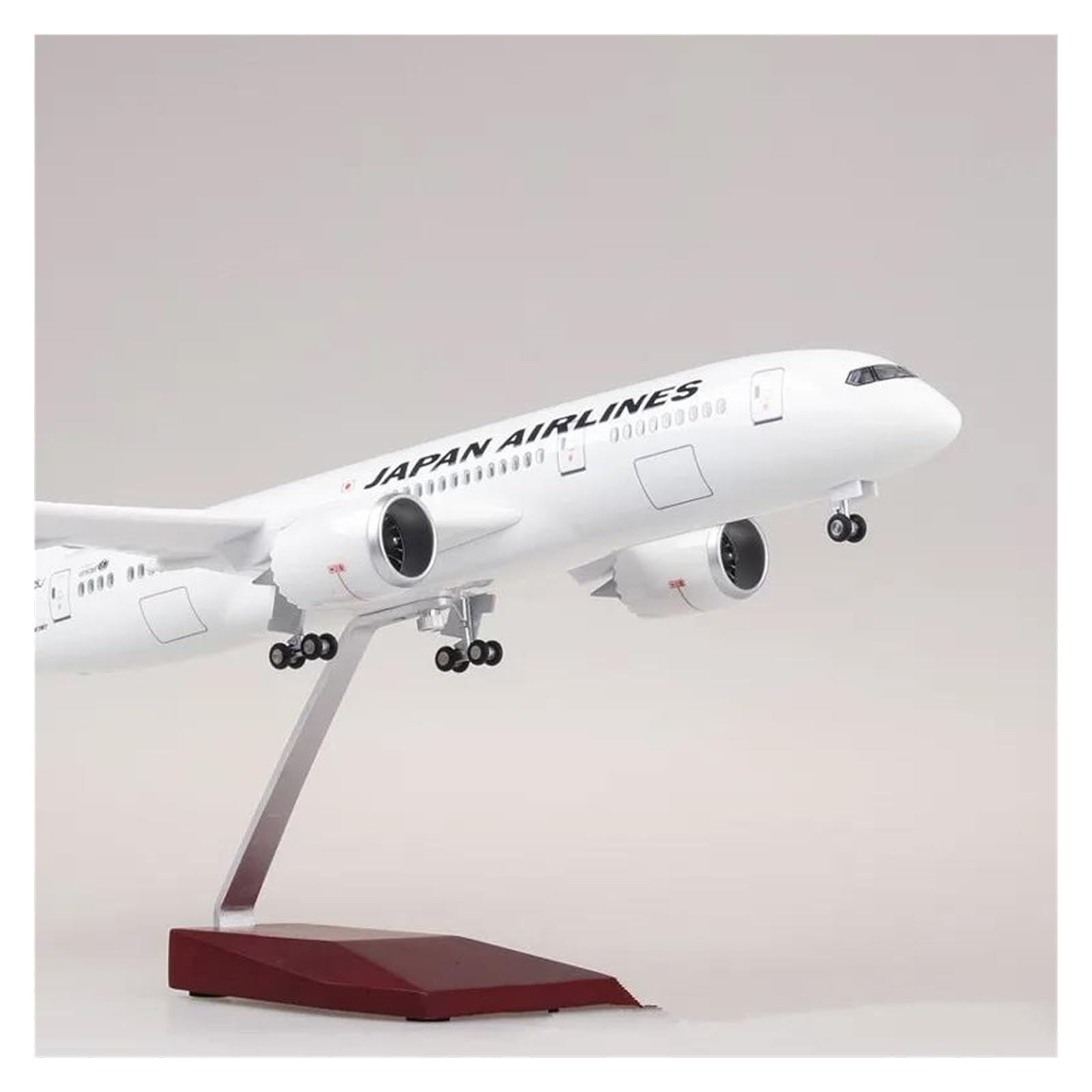 Aerei Modello in Piccola Scala 1:130 per Boeing B787 Aereo pressofuso Modello in Resina Giappone con Ruote Leggere Collezione Decorazione Kit di Costruzione di Modelli (con Luce)