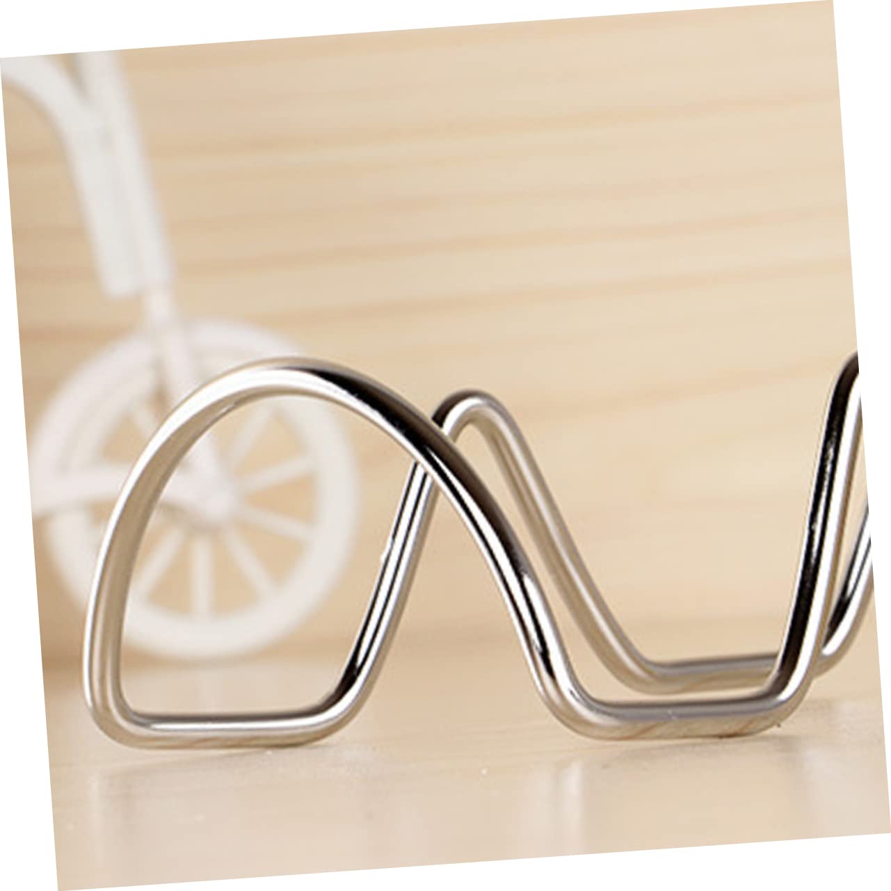 Garneck 2 Grid Taco Holder Pizza Platter Rack Food Storage Rack Stackable Trays High-strength Stainless Steel Dishwasher Safe Sturdy Construction