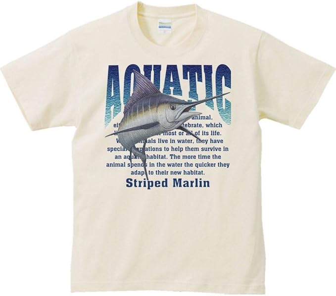 Amazon Co Jp エムワイディエス Myds マカジキ 水棲生物シリーズ 半袖tシャツ ファッション