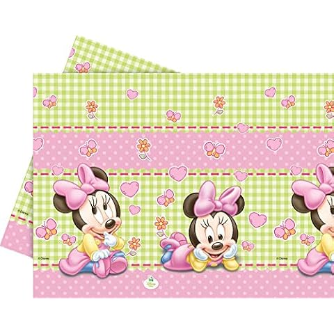 Disney Baby Minnie Mouse Tablecloth 1.8m x 1.2m Cover