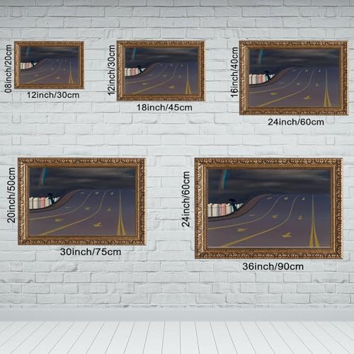 Impression sur toile This Way by Jeffrey cadre suspendu salon bureau 50,8x76,2 cm - 2