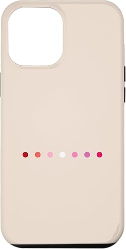 Funda para iPhone 12 Pro Max con diseño de bandera de lesbiana y orgullo lésbico para parejas disponible en Yaxa Guatemala
