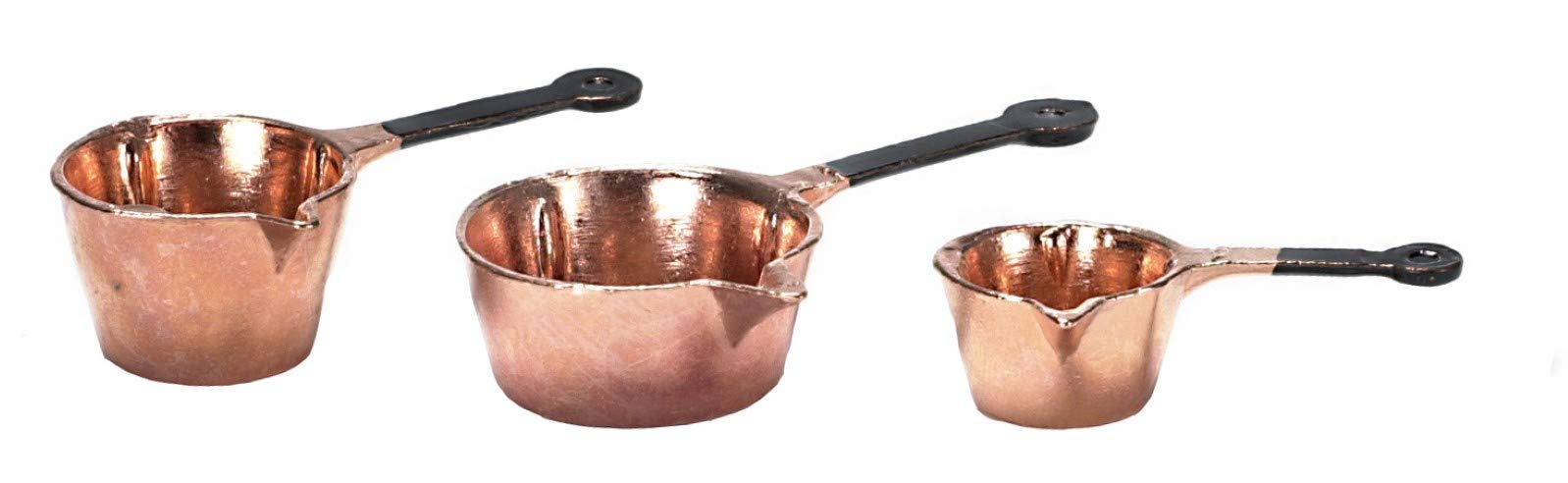 Dollhouse Miniature Set of 3 Pots