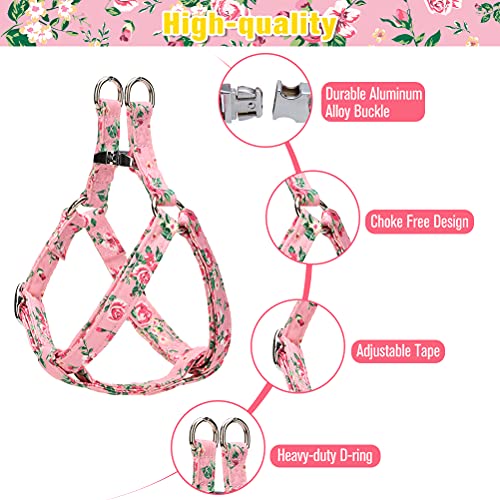 Pawchie Dog Harness And Leash Set, No Pull Dog Vest Harness For Small Medium Dogs Puppies, Adjustable Heavy Duty Halter Harnesses With Cute Patterns #TOP2