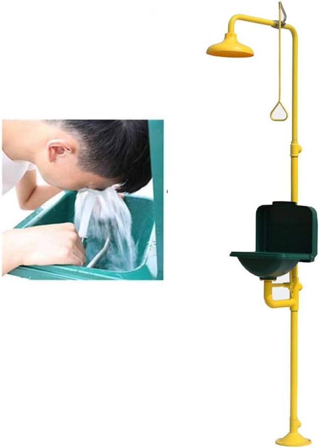 Combination Eyewash Station, Emergency Shower, Abs Protective Coating, Safety Eye Wash System