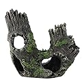 FTVOGUE Aquarium Driftwood Artificial Wood Tree Trunk Root Shrimp Spawning Ground Cave Fish Tank Vivarium Decoration(ST-004B)