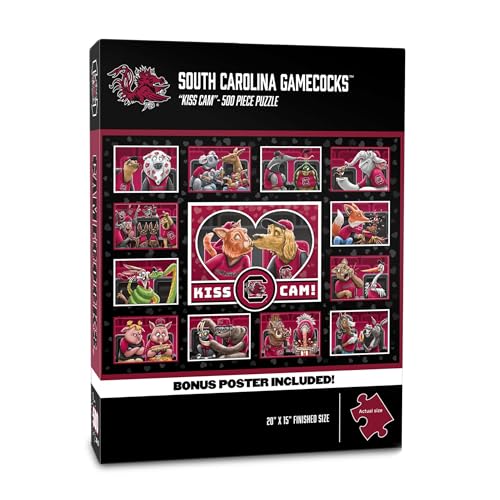 Image of YouTheFan NCAA South Carolina Gamecocks inchKiss Cam inch 500 Puzzle