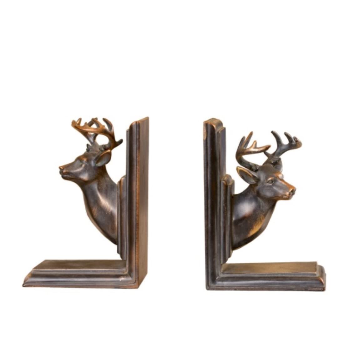 Reggi Libri, Fermalibri Creative Deer Head Fermalibri Personalità Modern Resin Book End Ufficio Decorazione Pratica Ufficio Casa Scrivania