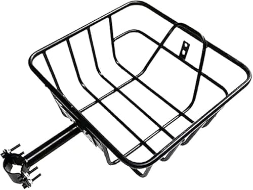 Rutexcバスケット(カゴ)自転車用バックバスケット 丈夫な鉄製フレームで多くの荷物を積載可能 簡単取り付け・取り外しでき 様々な自転車モデルに対応 通勤や買い物に便利なアクセサリー