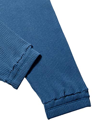 Vestido Casual Macacão, Mercatto, Feminino, Azul Medio, M