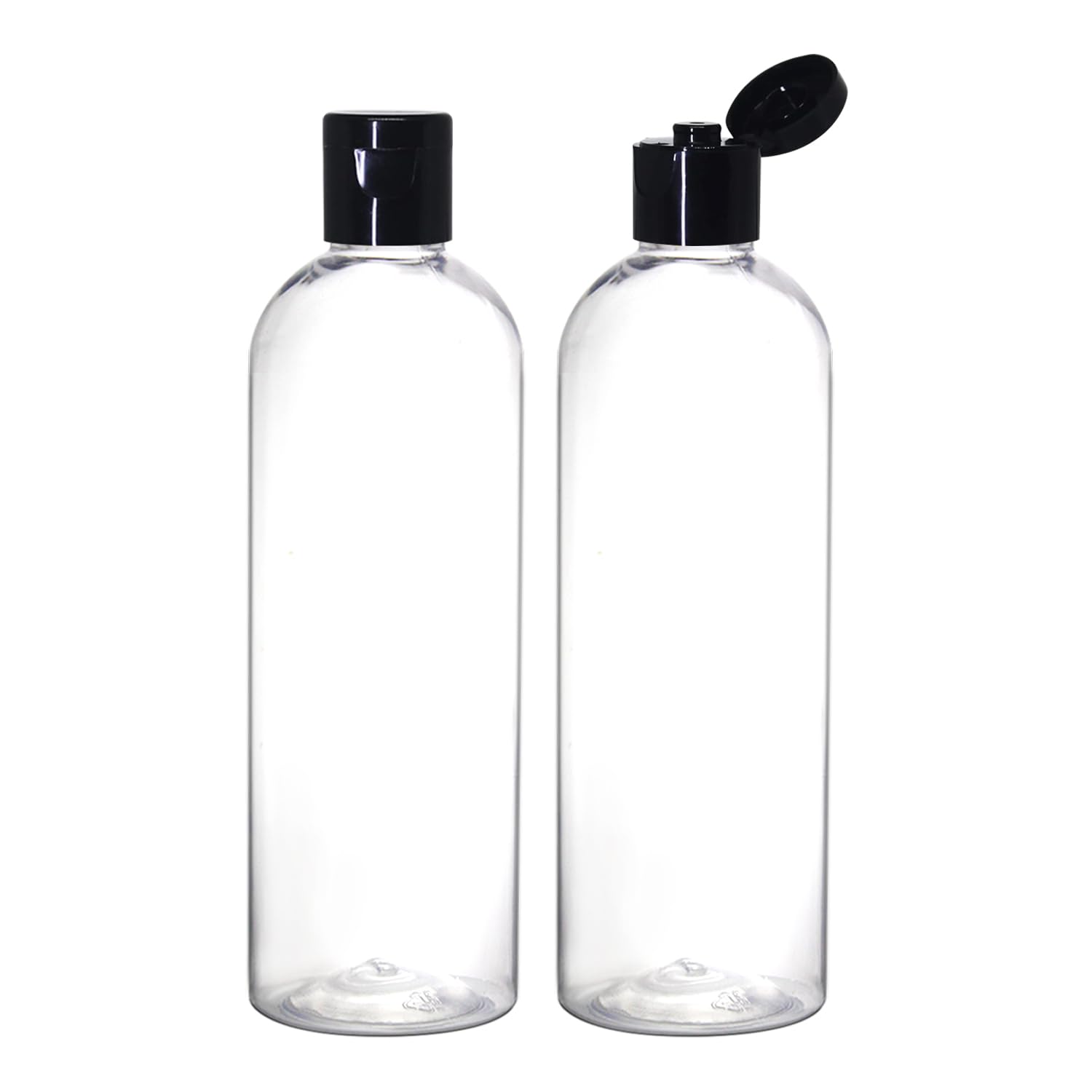 nsb herbals 200ml Empty Clear Plastic Bottles Refillable Travel Size Cosmetic Containers Small Squeeze Bottles With Black Flip Top Cap For Toiletries, Shampoos, Lotions, Creams (Pack Of 1)-image-40