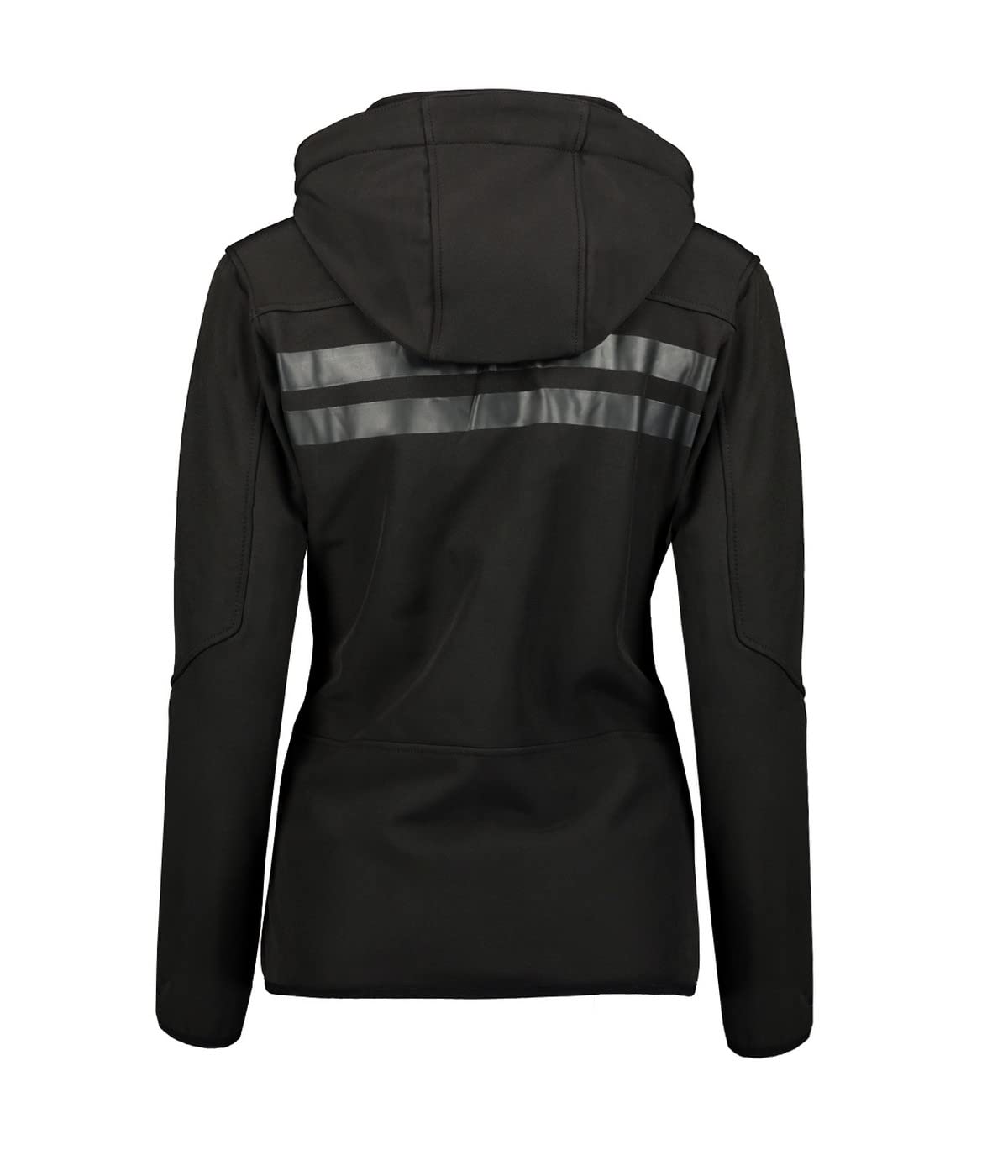 Geographical Norway REINE LADY - Giacca Softshell Impermeabile Donna - Giacca Cappuccio Softshelljacke - Giacca Invernale Antivento - Attività All'aperto Regolabile