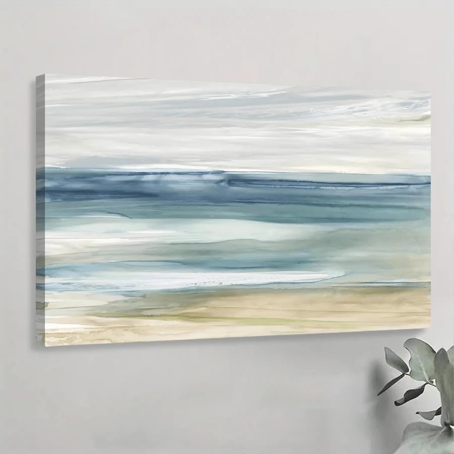Affiche sur toile Brise océanique tableau mural 40x80 cm pour salon