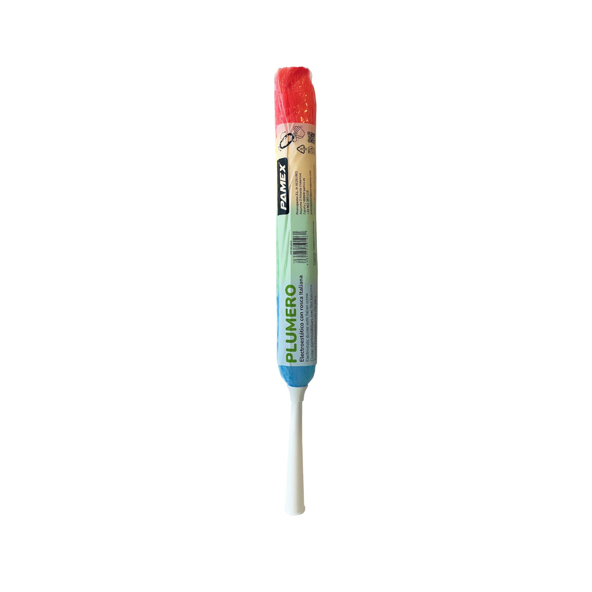 Pamex Plumero Electroestatico con Rosca 42 cm de Fibras + 16 cm de Mango