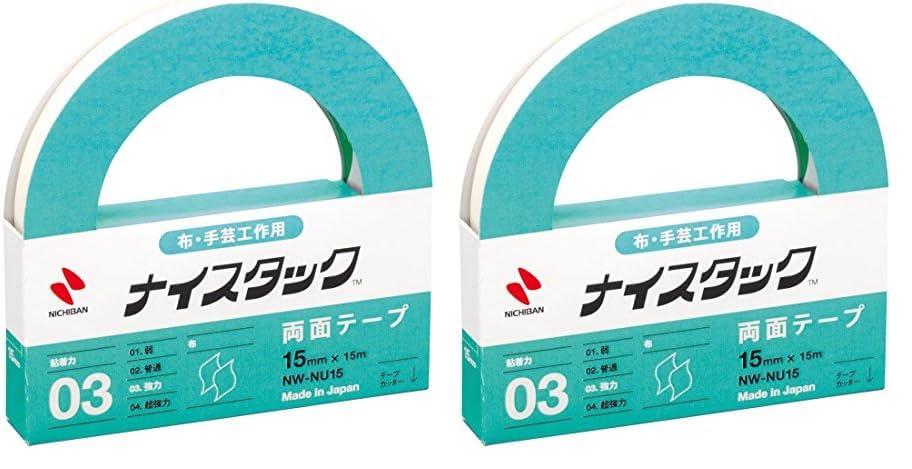 Amazon | ニチバン 両面テープ ナイスタック (布・手芸) 15mm×15m NW