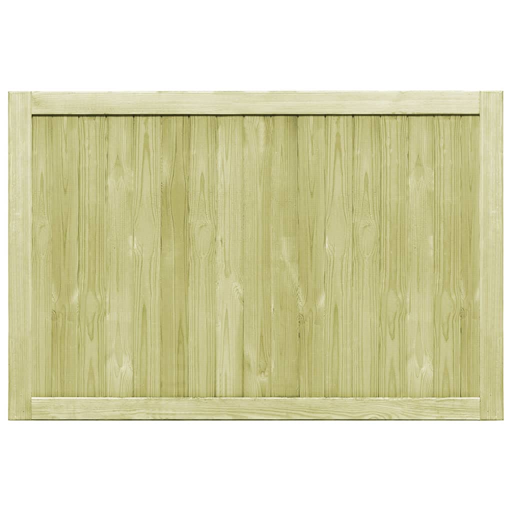 Bramy ogrodowe, 2 sztuki, 300 x 100 cm, impregnowane drewno sosnowe, odporne na warunki atmosferyczne, wytrzymałe, do ogrodu, na wjazd, do bramy podwórza, bezpieczeństwo, ochrona przed wzrokiem