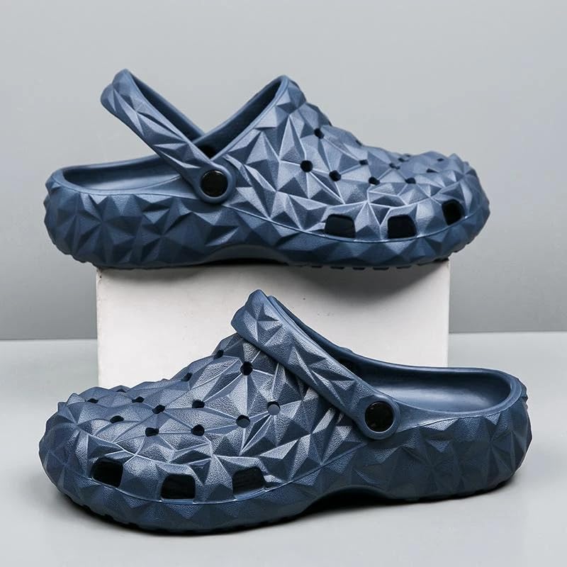 Image of Men's Lightweight Classic Clogs Sandals with Adjustable Back Strap Stylish & Anti-Skid Waterproof & Everyday Use Mules for Men's & Boy's