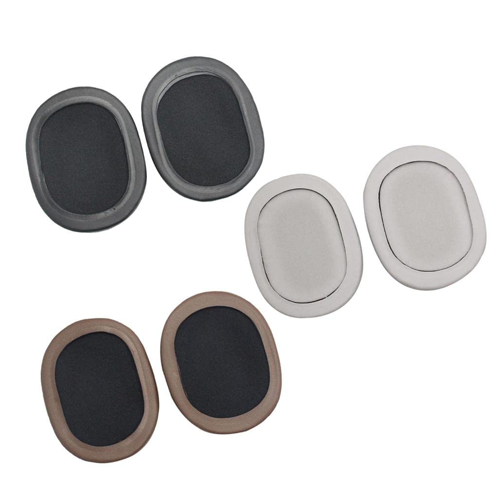 3 Piezas Almohadillas para Auriculares Audio‑Technica SR5BT Cojines de Recambio Fundas de Orejera Cubiertas para Auricular Cuero Sintético con ESP, 2 Piezas