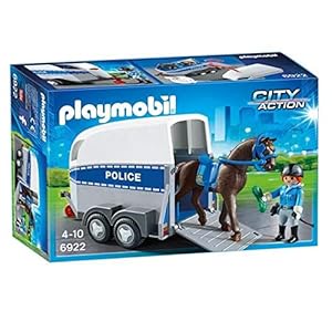 Playmobil 6922 Stadsactiepolitie met paard en trailer