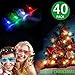 XAMGTAE 20 Pack Light up Glasses，6 Color LED Party Sunglasses Shutter Shades Glow Sticks Glasses,Flashing Glasses for Kid and Adults Glow in The Dark Party Supplies Party Favors New Year,Rave Party