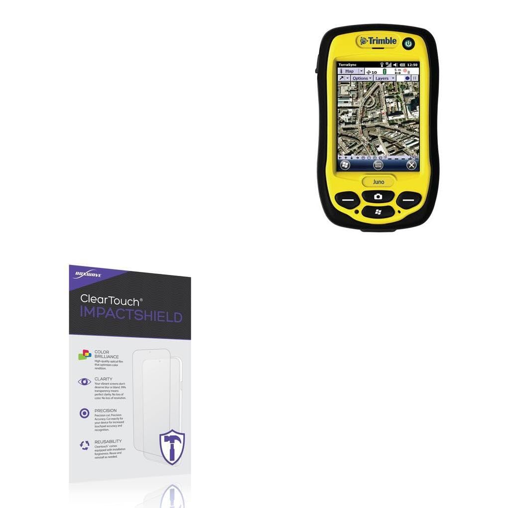 BoxWave Screen Protector Compatible With Trimble Juno 3 - ClearTouch ImpactShield (2-Pack), Impenetrable Screen Protector Flexible Film