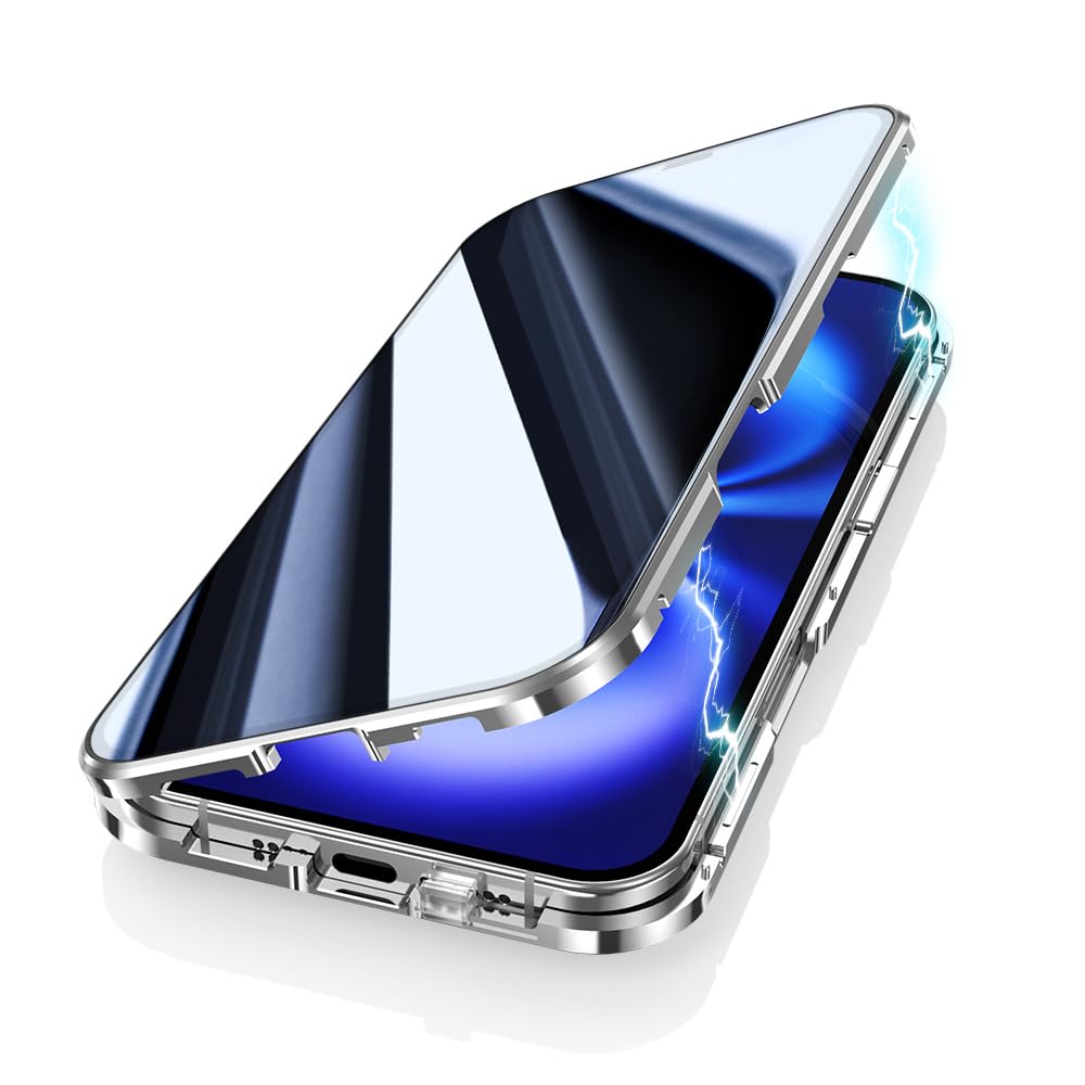 Amazon.co.jp: HENGHUI 対応 iPhone 16 用 ケース 覗き見防止 全面