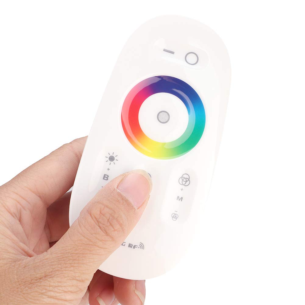 Contrôleur LED RGBW Télécommande RF 2,4 GHz - Gradation, 20 Programmes, 12-24V, Pour Bandes LED