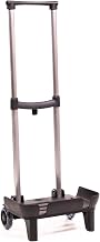 Devesa Trolley for School Backpacks – Lightweight, Foldable and Sturdy, with Protective Base and Large Tray, Quiet Wheels and Ergonomic Design to Prevent Back Pain (Black)