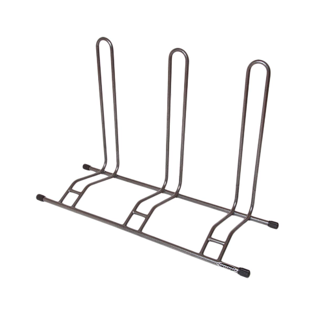 WillworxSuper Stand - 3 Bike, Grey, Fits Up to 2.5" Tires, Bike Stand, Bike Storage Racks, Compatible with Bicycle