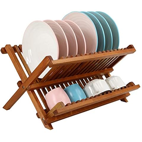 Utoplike Teak Dish Drainer Rack Cover