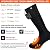 Upgraded Rechargeable Electric Heated Socks,7.4V 2200mAh Battery Powered Cold Weather Heat Socks for Men Women,Outdoor Riding Camping Hiking Motorcycle Skiing Warm Winter Socks ?L