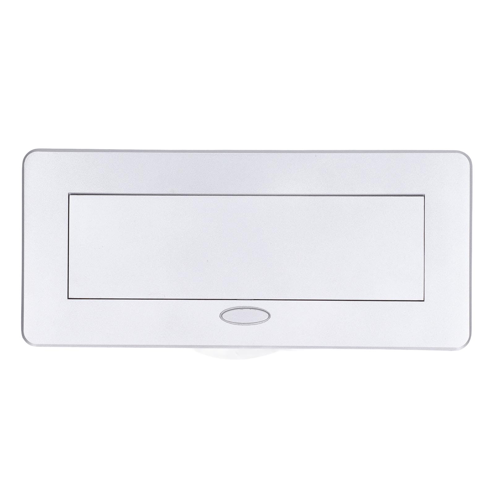 Presa Multipla Nascosta da Tavolo con Doppia USB 16A per Ufficio Domestico Resistente Acciaio Inossidabile Argento