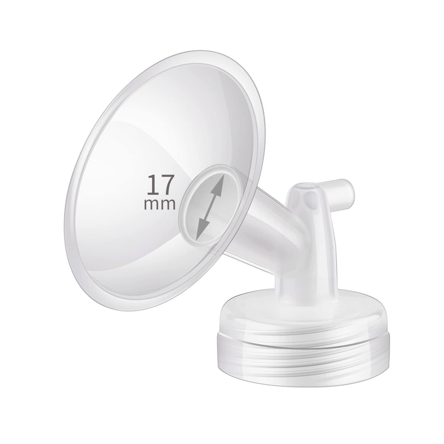 Photo 1 of Begical 17mm 1 pc Flanges Compatible with Spectra S2 S1 9 Plus/Motif Luna/Amada MYA Breastpumps Replacement to Spectra Pump Parts/Flange. Compatible with Spectra S2 Parts and Spectra Accessories