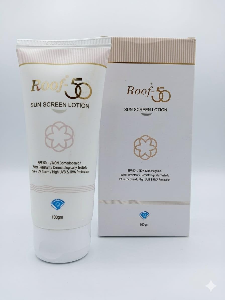 ROOF-50 Sunscreen Lotion For All Skin Types Spf 50++ -100Gm-image-17