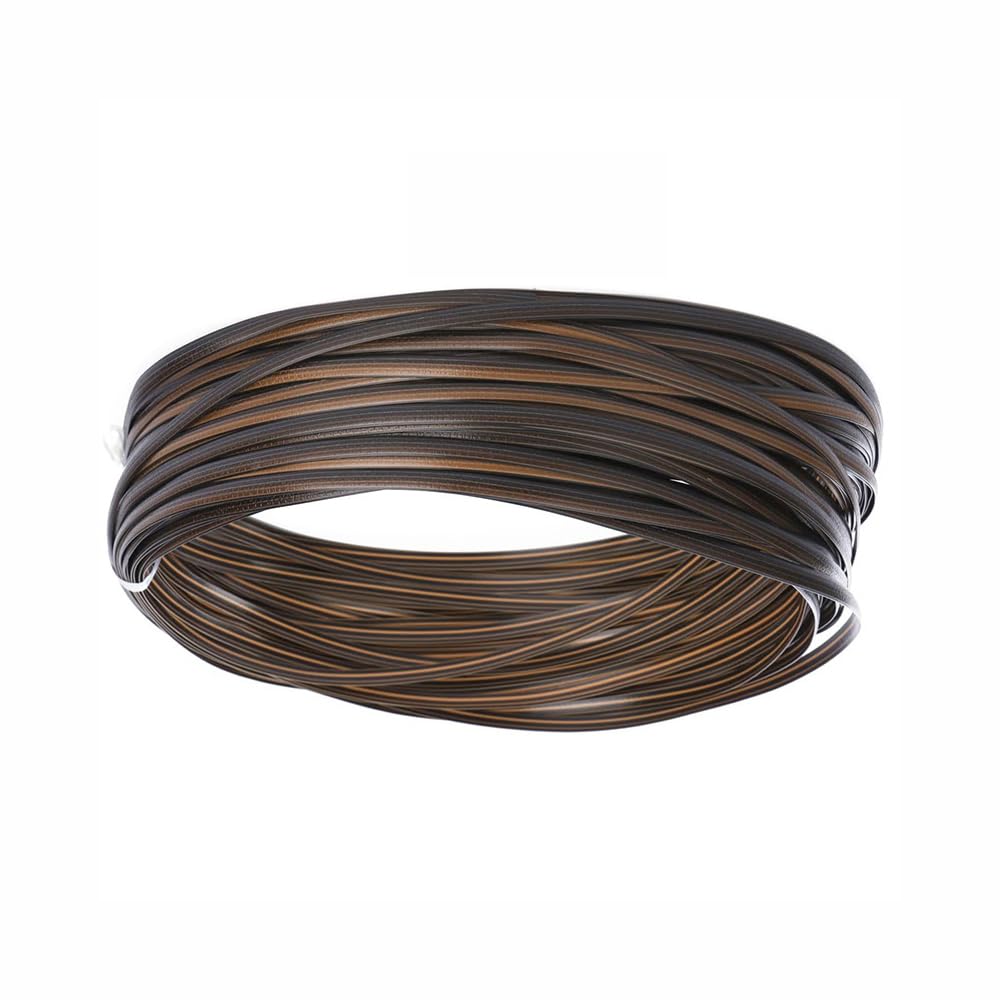 BE-TOOL Wicker Repair Kit, Length 120ft/36m Width 8mm/0.31in PE Rattan Repair Kit Rattan Patio Furniture Repair UV-resistant for Knit and Repair Chair Table Basket (Brown)