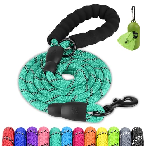 Joytale Dog Leash for Large Dogs, Heavy Duty Nylon Leashes with Comfortable Padded Handle and Highly...
