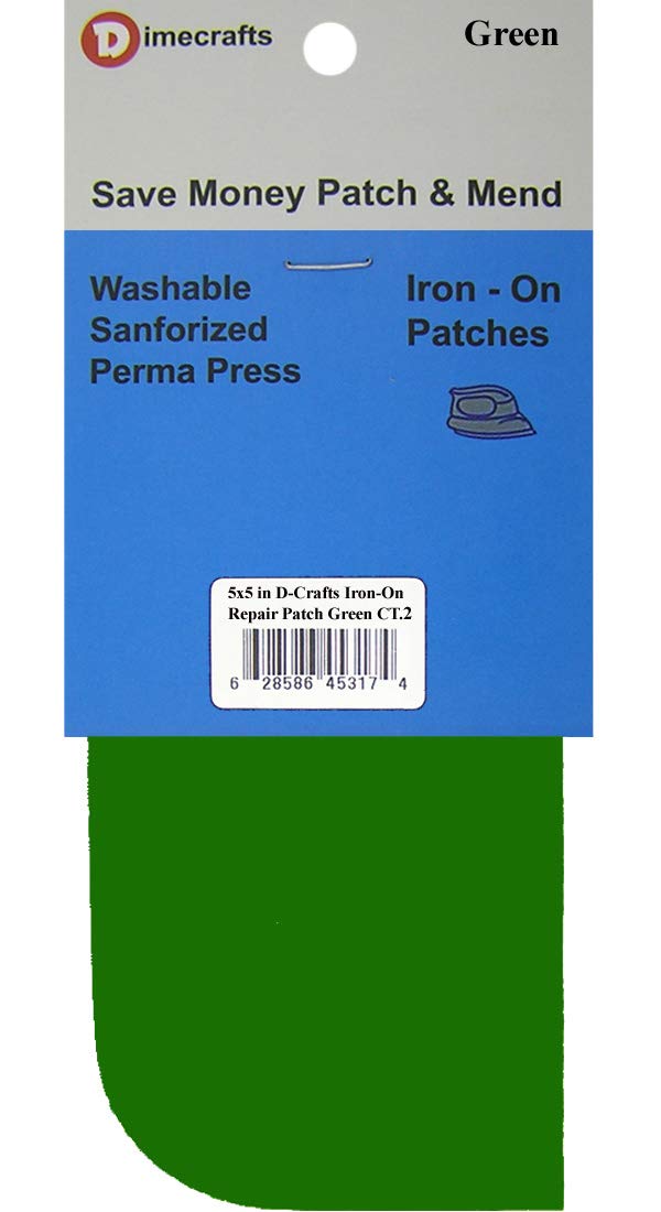 Compare to Bondex Iron-On 2 Repair Patches - Green