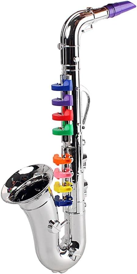 Amazon サックス楽器 子供用 楽器 ラッパ 男の子 女の子 誕生日 お祝い 早期音楽教育 ラッパ 吹奏楽器 おもちゃ