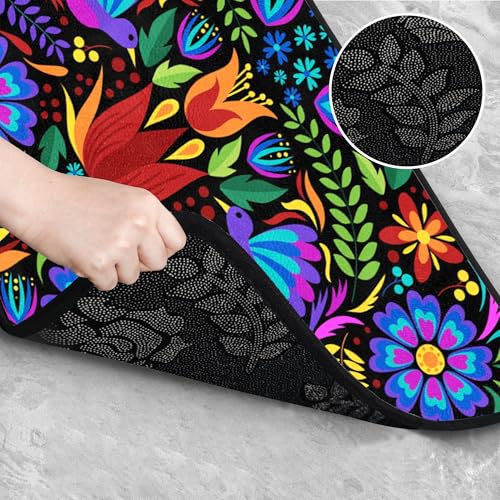 Tapete Floral con Pájaros Mexicanos 35'' x 24'' miniatura 7